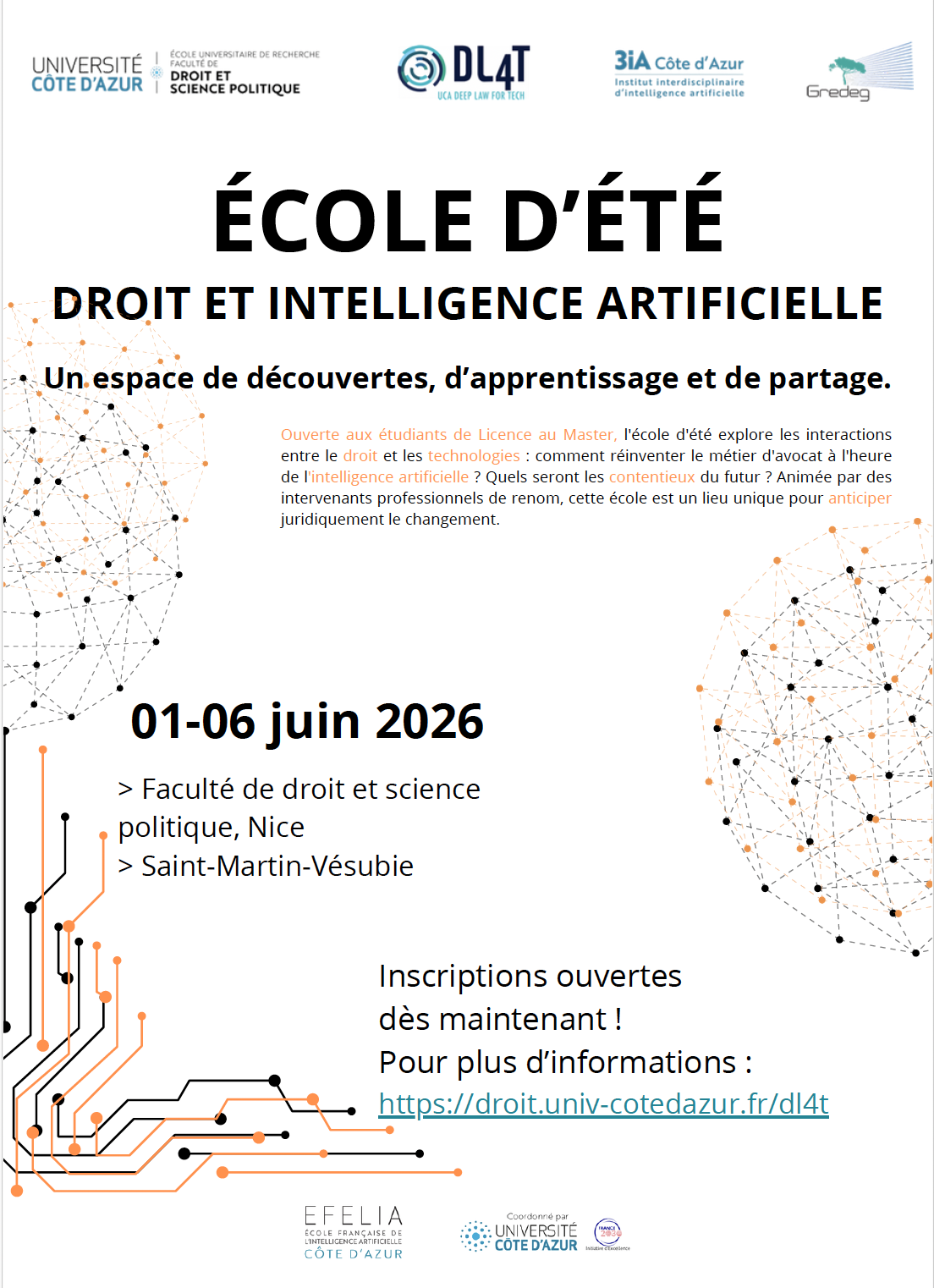 affiche summer school 2026